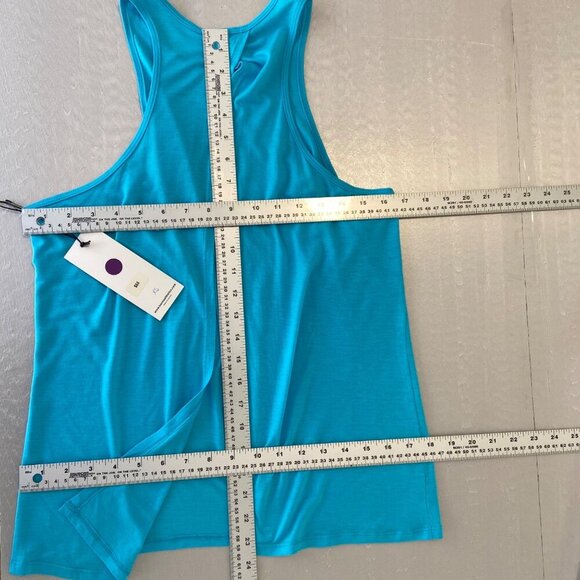 Karma sleeveless top, activewear tank, yoga, gym apparel open-back cover up XS - Picture 10 of 12